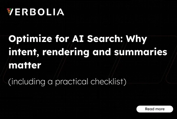 Optimize for AI Search